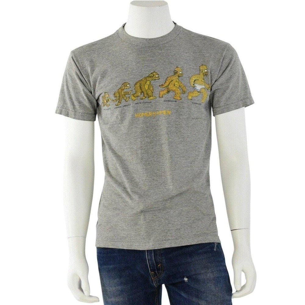 90s Vintage The Simpsons T Shirt sz M Homersapien Stanley Desantis Homer Simpson
